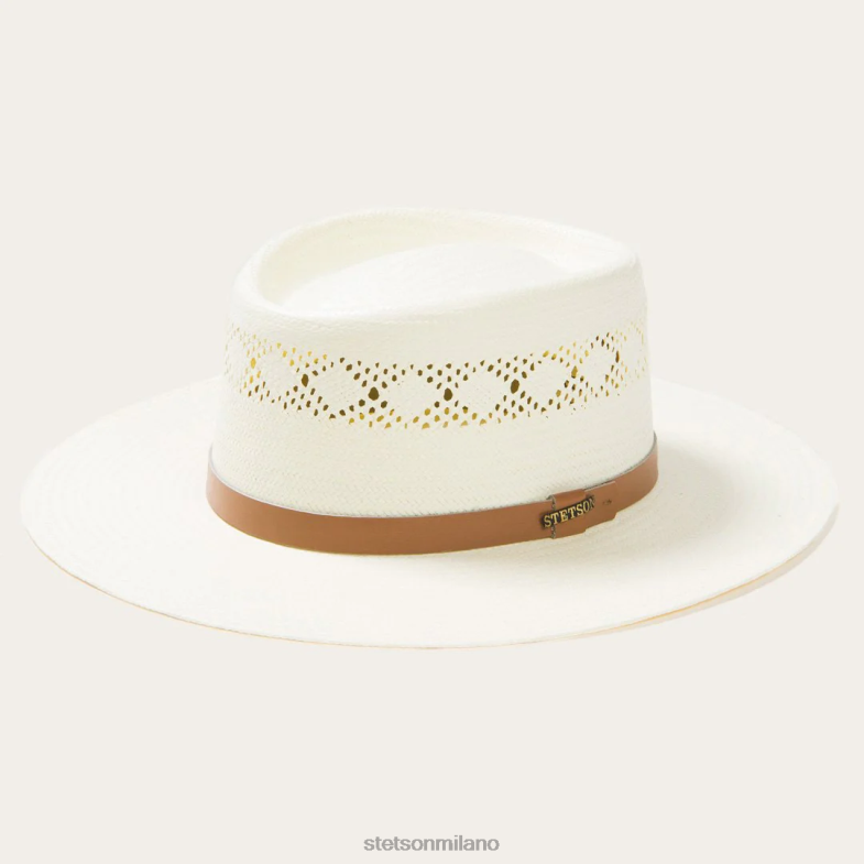 Stetson Cappello da esterno in paglia ventilata Brentwood 6BP6J156 copricapo naturale unisex