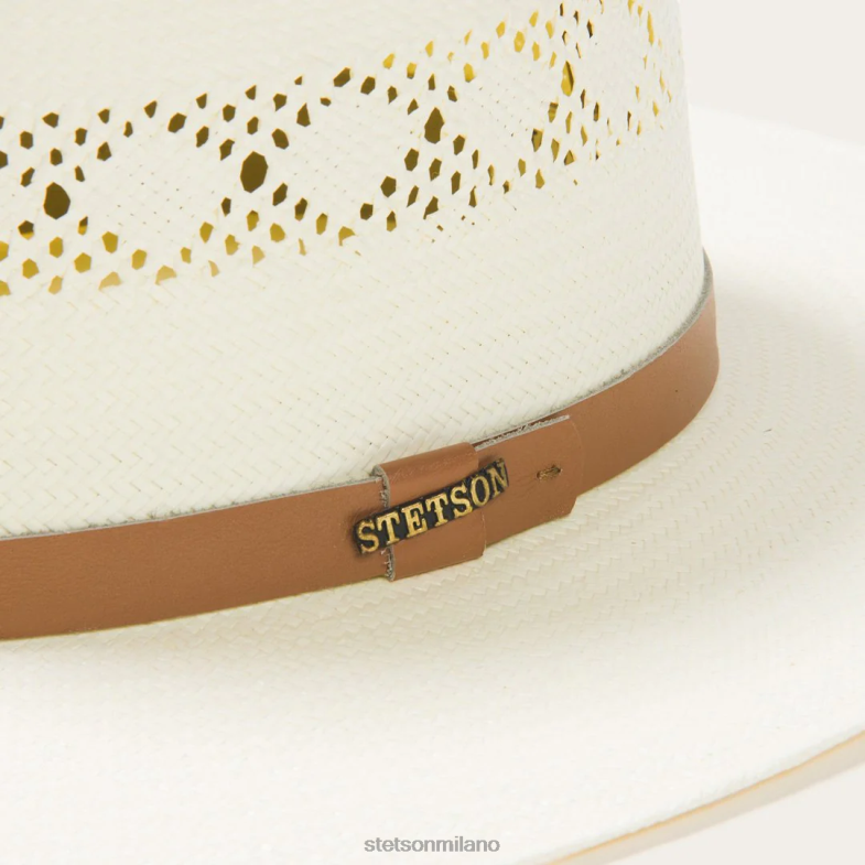 Stetson Cappello da esterno in paglia ventilata Brentwood 6BP6J156 copricapo naturale unisex