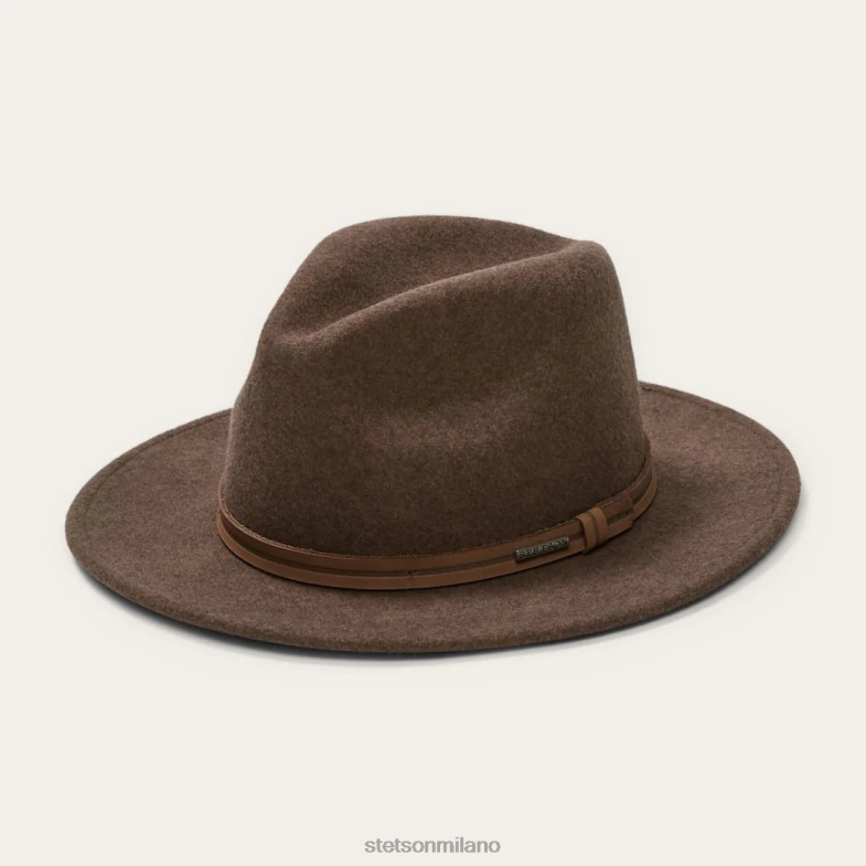 Stetson cappello da esploratore all'aperto 6BP6J89 copricapo miscela marrone unisex