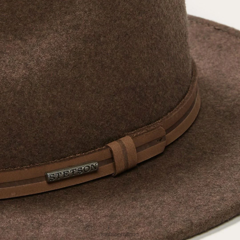 Stetson cappello da esploratore all'aperto 6BP6J89 copricapo miscela marrone unisex