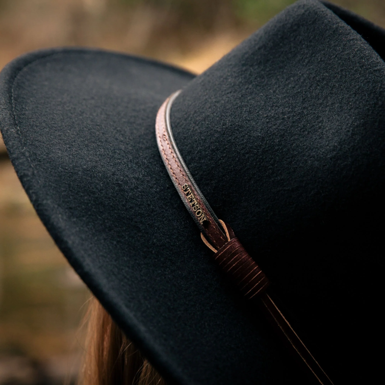 Stetson cappello da esterno Bozeman 6BP6J26 copricapo nero unisex