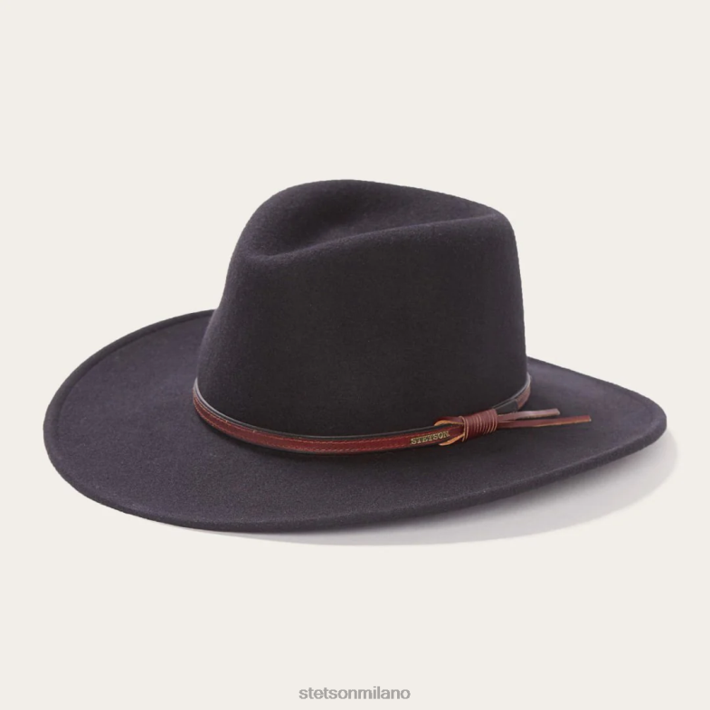 Stetson cappello da esterno Bozeman 6BP6J26 copricapo nero unisex