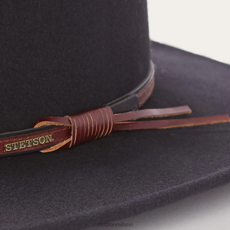 Stetson cappello da esterno Bozeman 6BP6J26 copricapo nero unisex