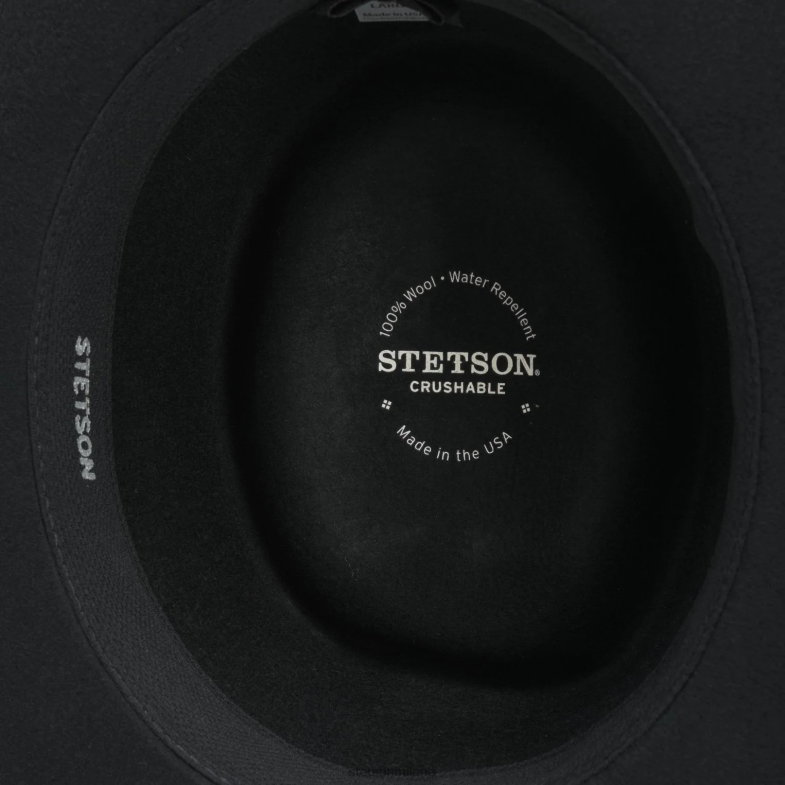 Stetson cappello da esterno Kelso 6BP6J61 copricapo nero unisex