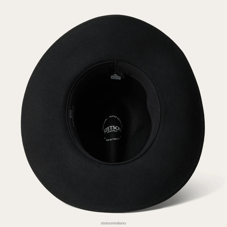 Stetson cappello da esterno deformabile Gus 6BP6J194 copricapo nero unisex
