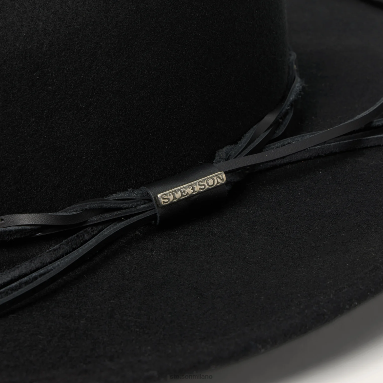 Stetson cappello da esterno deformabile Gus 6BP6J194 copricapo nero unisex