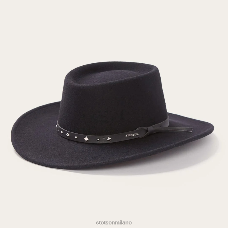 Stetson cappello da esterno falco 6BP6J192 copricapo nero unisex