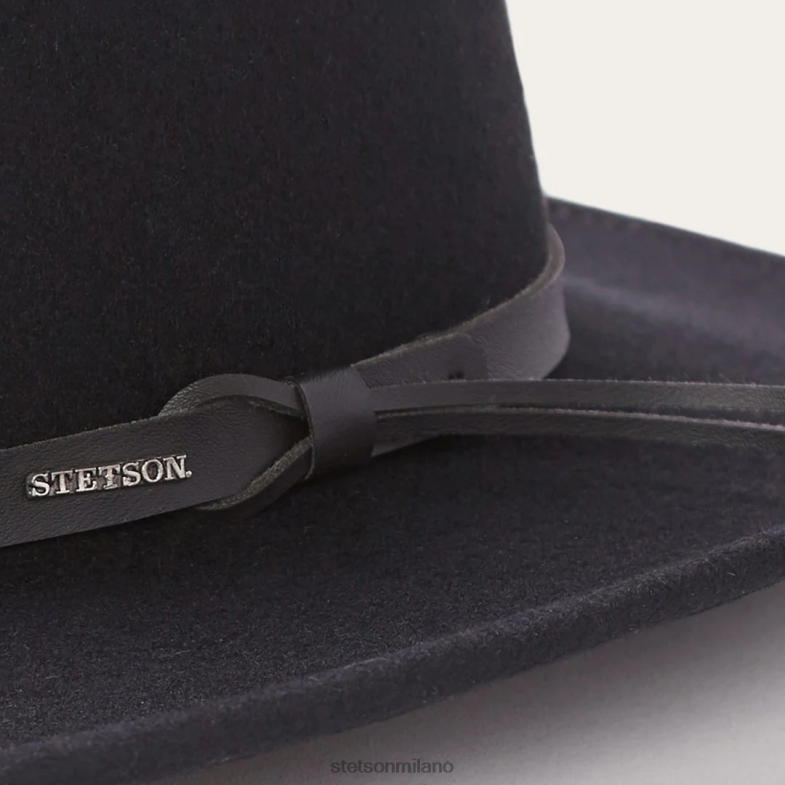 Stetson cappello da esterno falco 6BP6J192 copricapo nero unisex