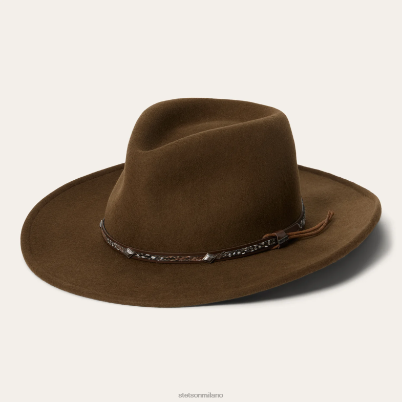 Stetson cappello da esterno schiacciabile da cielo di montagna 6BP6J193 copricapo ghianda unisex