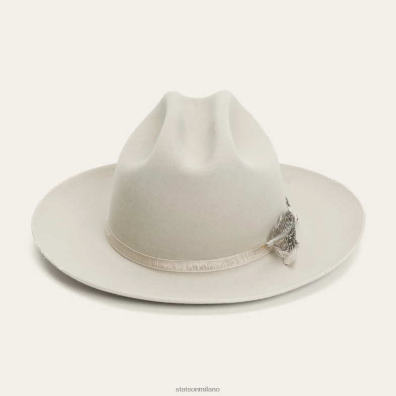 Stetson Royal Deluxe strada aperta in difficoltà del 1865 6BP6J64 copricapo pancia d'argento unisex