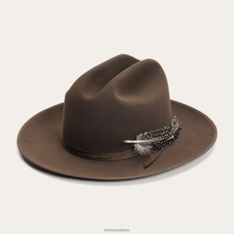 Stetson Royal Deluxe strada aperta in difficoltà del 1865 6BP6J79 copricapo noce unisex