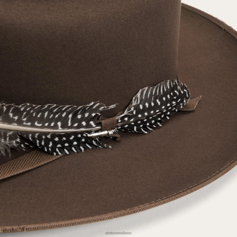 Stetson Royal Deluxe strada aperta in difficoltà del 1865 6BP6J79 copricapo noce unisex