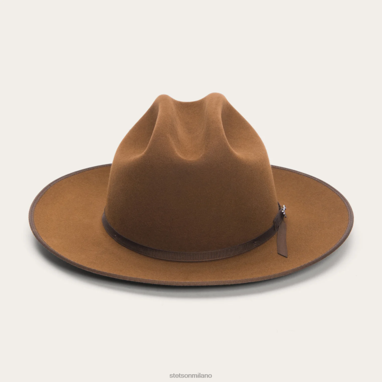 Stetson cappello royal deluxe da strada aperta 6BP6J44 copricapo cognac unisex