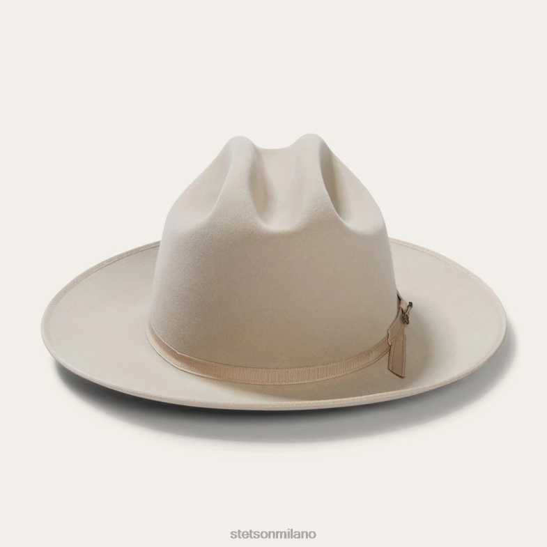 Stetson cappello royal deluxe da strada aperta 6BP6J75 copricapo pancia d'argento unisex