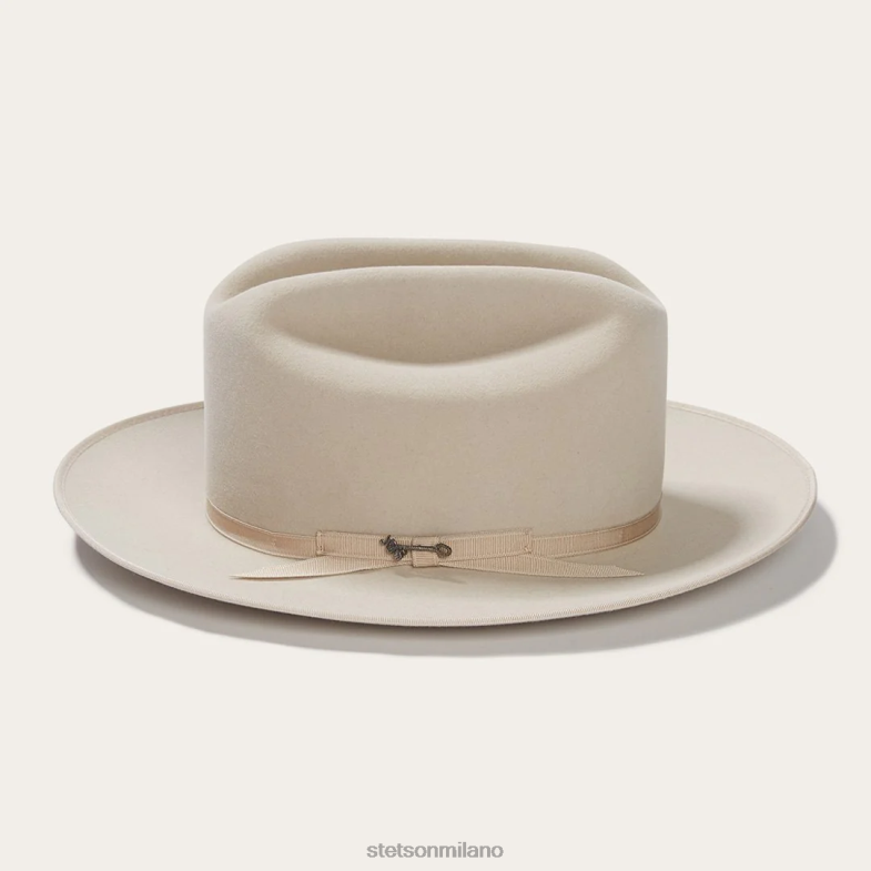 Stetson cappello royal deluxe da strada aperta 6BP6J75 copricapo pancia d'argento unisex