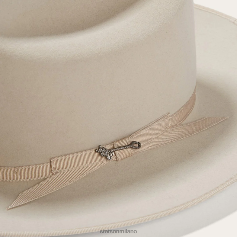 Stetson cappello royal deluxe da strada aperta 6BP6J75 copricapo pancia d'argento unisex