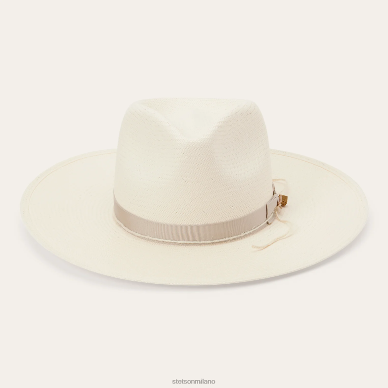 Stetson Cappello a tesa piatta in paglia JW Marshall 6BP6J160 copricapo naturale unisex