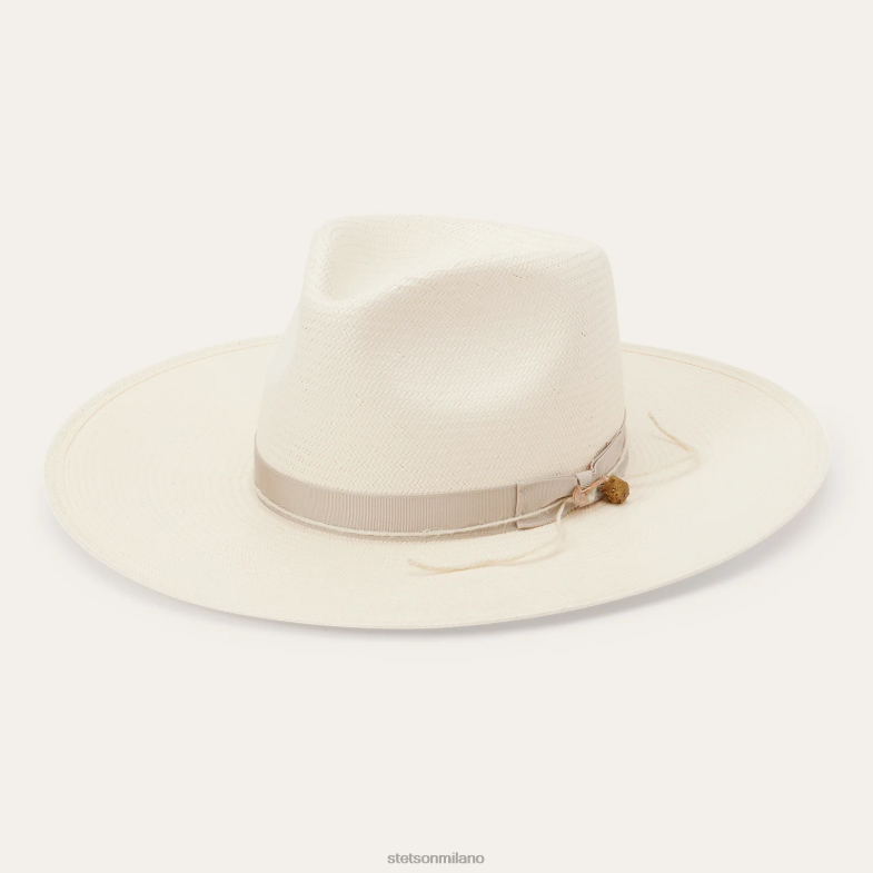 Stetson Cappello a tesa piatta in paglia JW Marshall 6BP6J160 copricapo naturale unisex