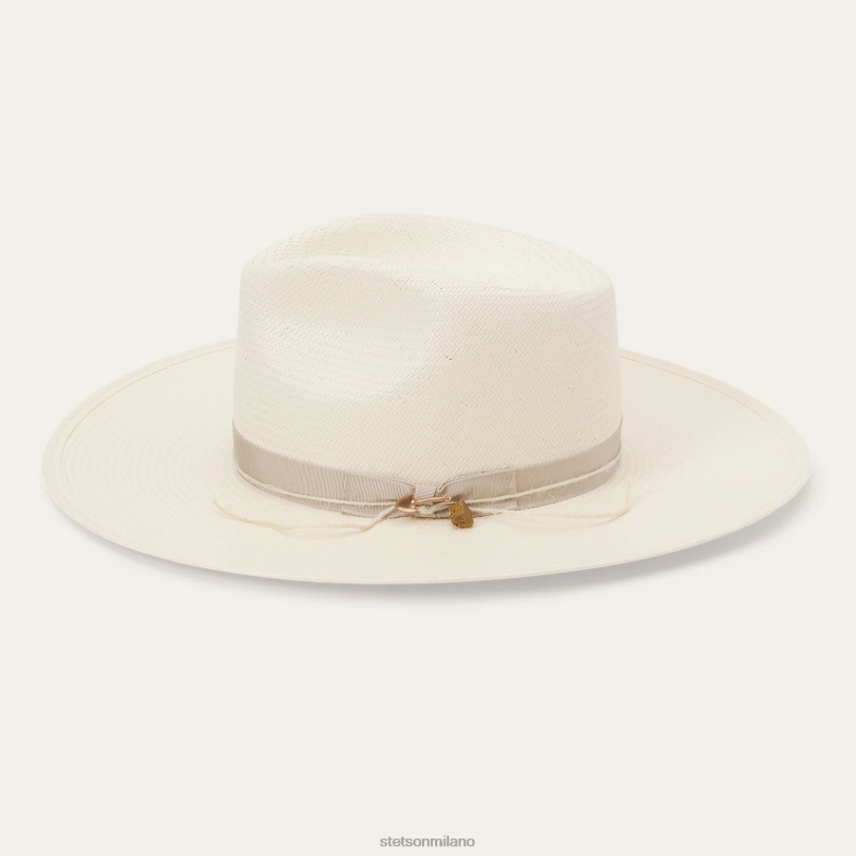 Stetson Cappello a tesa piatta in paglia JW Marshall 6BP6J160 copricapo naturale unisex