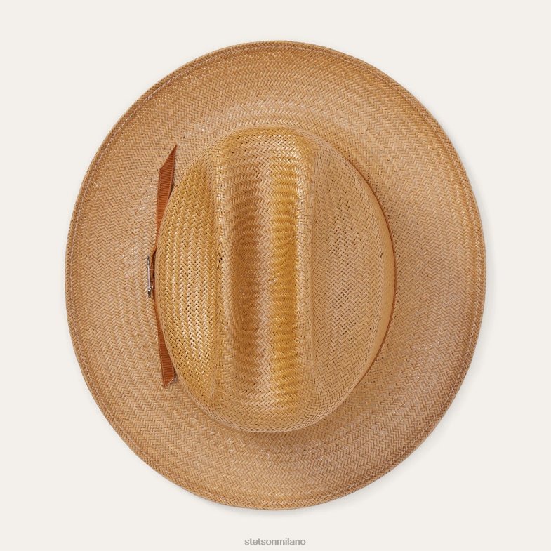 Stetson cappello di paglia da strada aperta 6BP6J141 copricapo cognac unisex