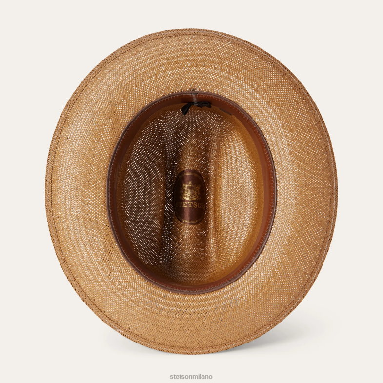 Stetson cappello di paglia da strada aperta 6BP6J141 copricapo cognac unisex