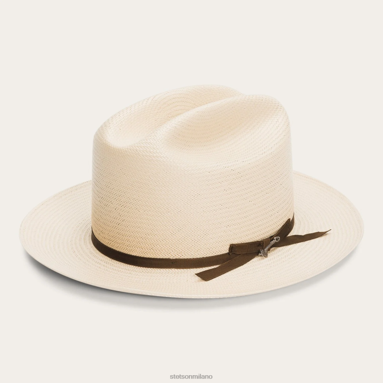 Stetson cappello di paglia da strada aperta 6BP6J34 copricapo pancia d'argento unisex