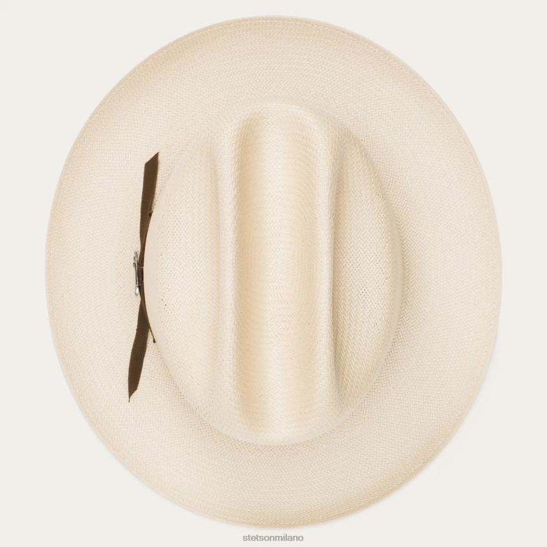 Stetson cappello di paglia da strada aperta 6BP6J34 copricapo pancia d'argento unisex