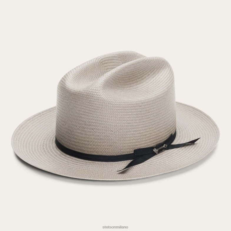 Stetson cappello di paglia da strada aperta 6BP6J74 copricapo tortora unisex