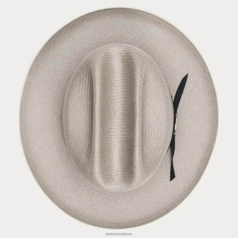 Stetson cappello di paglia da strada aperta 6BP6J74 copricapo tortora unisex