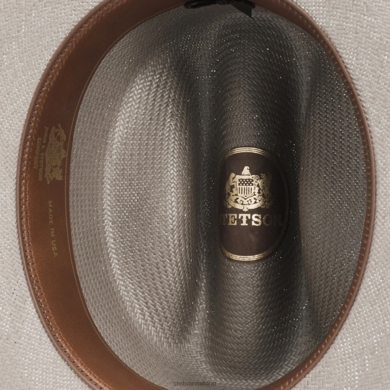 Stetson cappello di paglia da strada aperta 6BP6J74 copricapo tortora unisex