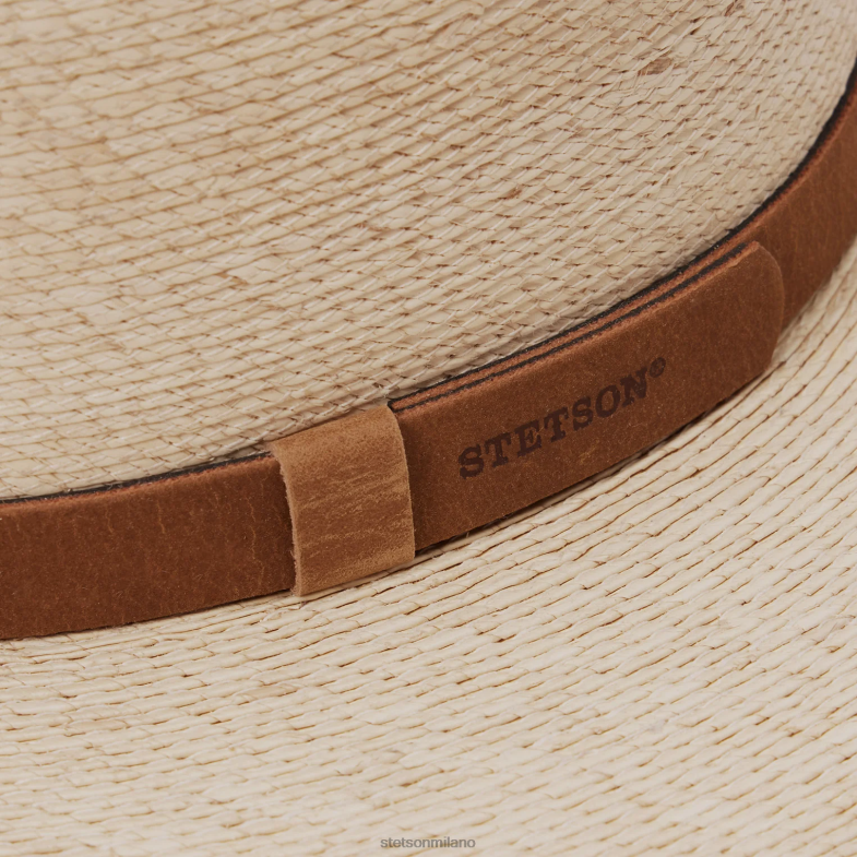 Stetson cappello di paglia degli altopiani 6BP6J143 copricapo naturale unisex