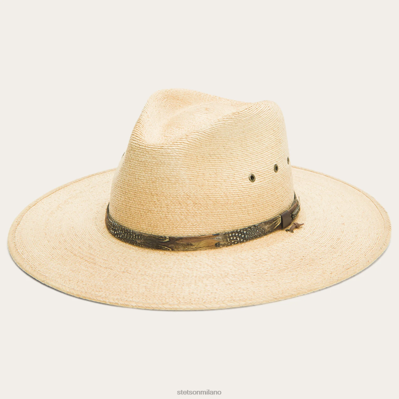 Stetson cappello di paglia del Cumberland 6BP6J147 copricapo tostato unisex