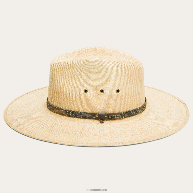 Stetson cappello di paglia del Cumberland 6BP6J147 copricapo tostato unisex