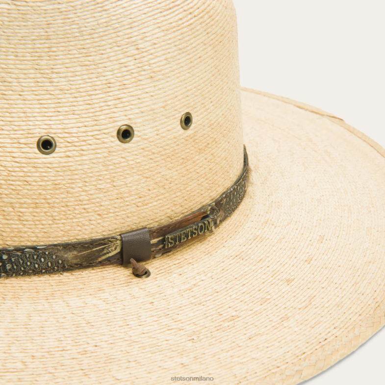 Stetson cappello di paglia del Cumberland 6BP6J147 copricapo tostato unisex