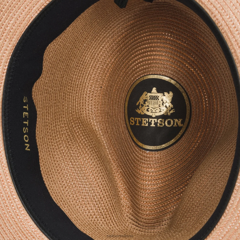 Stetson Fedora Latte Milano 6BP6J179 copricapo cognac unisex