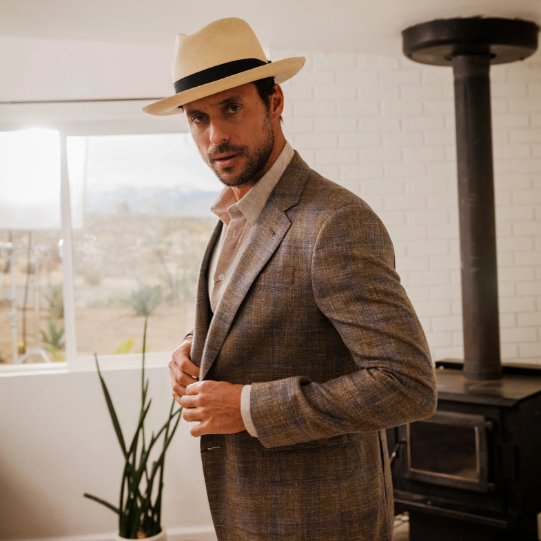 Stetson Fedora Panama Center Dent 6BP6J144 copricapo naturale unisex