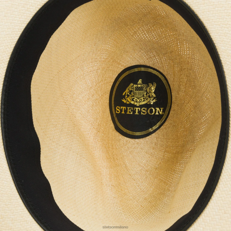 Stetson Fedora Panama Center Dent 6BP6J144 copricapo naturale unisex