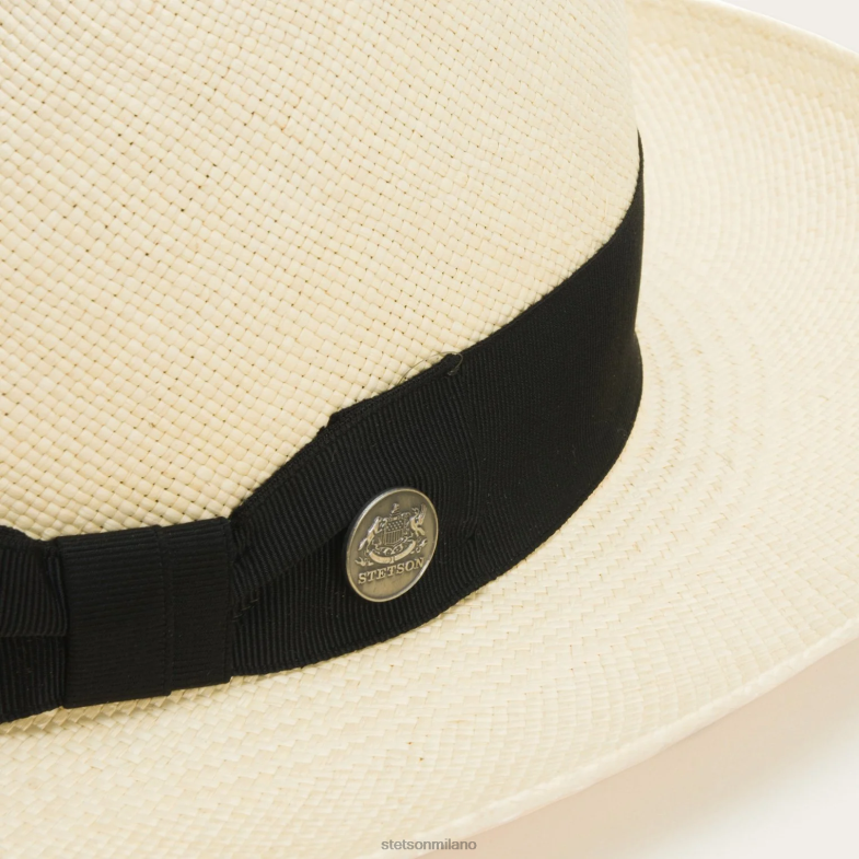 Stetson Fedora Panama Center Dent 6BP6J144 copricapo naturale unisex
