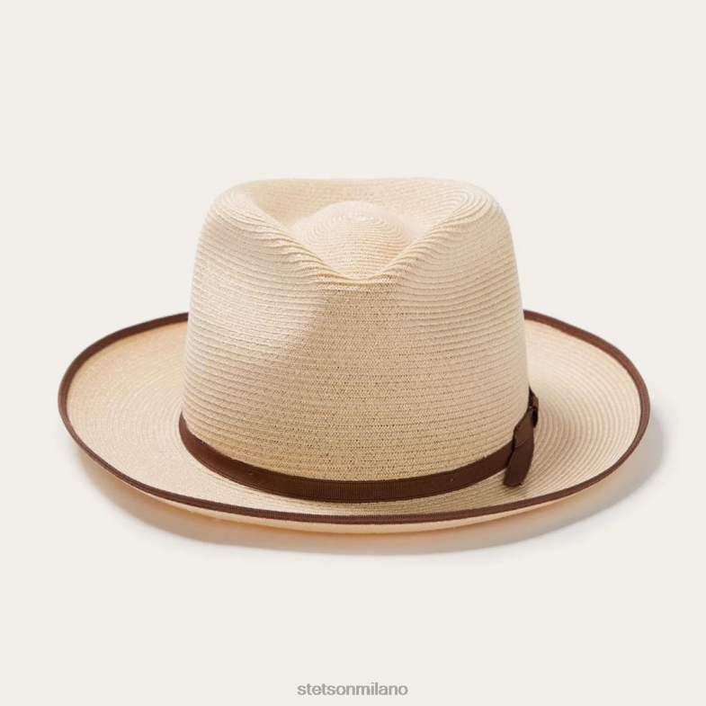 Stetson Fedora di canapa stratoliner 6BP6J109 copricapo naturale unisex