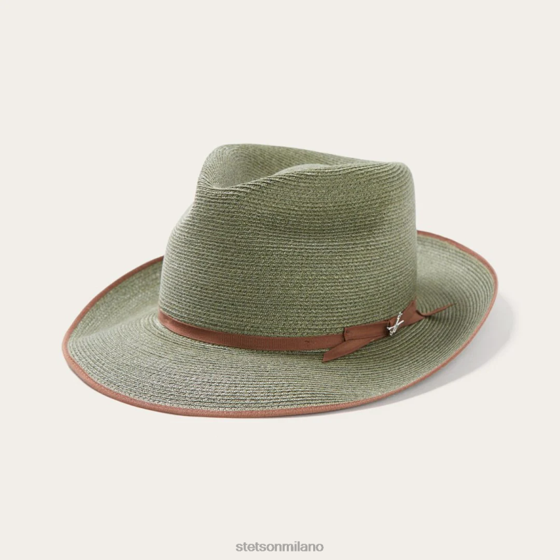 Stetson Fedora di canapa stratoliner 6BP6J125 copricapo saggio unisex