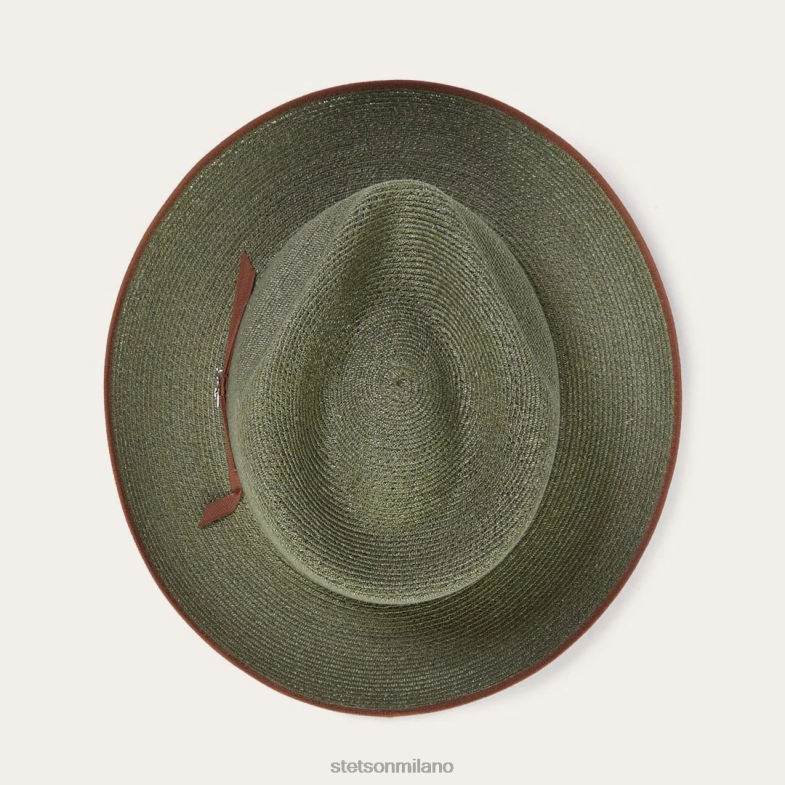 Stetson Fedora di canapa stratoliner 6BP6J125 copricapo saggio unisex