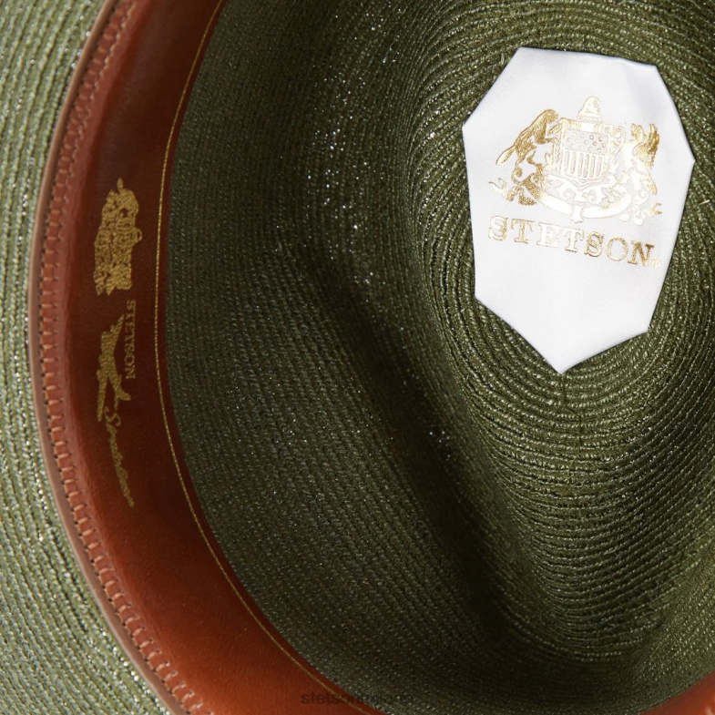 Stetson Fedora di canapa stratoliner 6BP6J125 copricapo saggio unisex