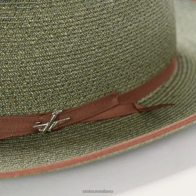 Stetson Fedora di canapa stratoliner 6BP6J125 copricapo saggio unisex