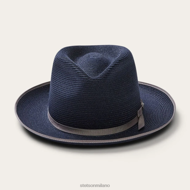 Stetson Fedora di canapa stratoliner 6BP6J135 copricapo Marina Militare unisex