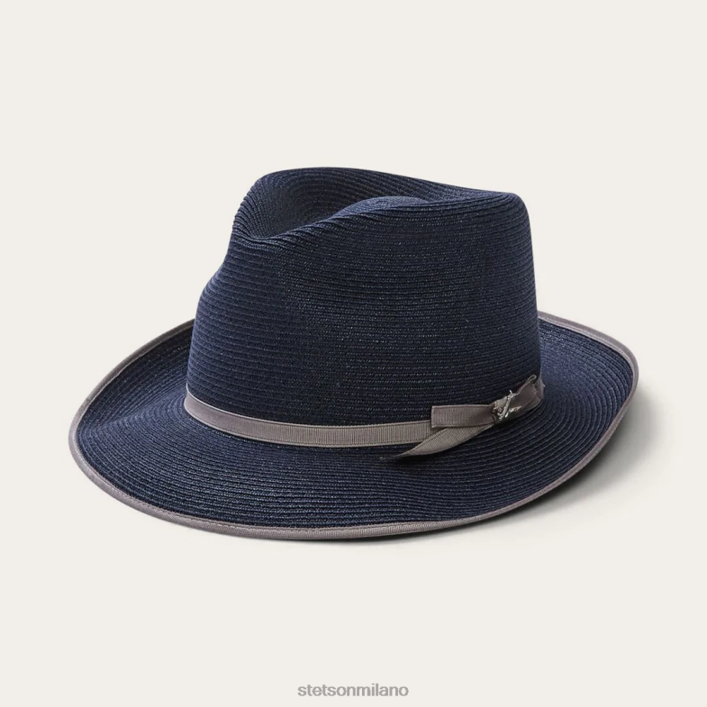 Stetson Fedora di canapa stratoliner 6BP6J135 copricapo Marina Militare unisex