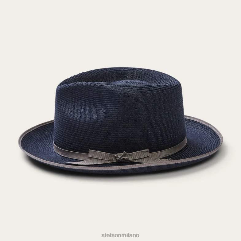 Stetson Fedora di canapa stratoliner 6BP6J135 copricapo Marina Militare unisex