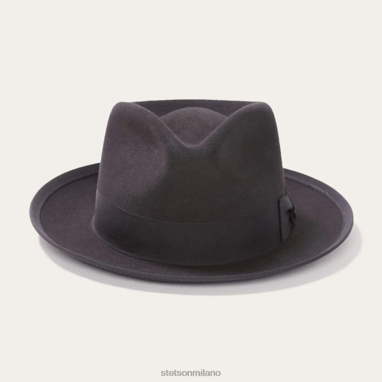Stetson Fedora in lana whippet 6BP6J101 copricapo nero unisex