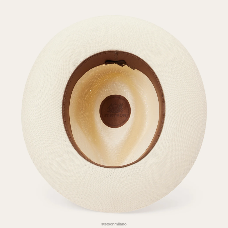 Stetson Fedora in paglia shantung di Tallahassee 6BP6J155 copricapo naturale unisex