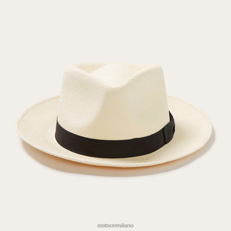 Stetson Fedora panama retrò 6BP6J154 copricapo naturale unisex