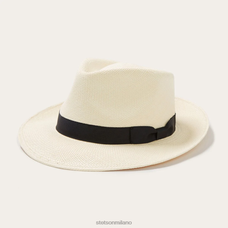 Stetson Fedora panama retrò 6BP6J154 copricapo naturale unisex